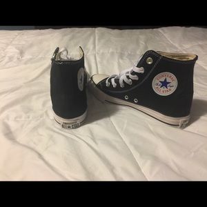 Never worn high top converse